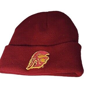 USC‎ Trojans Hat Beanie Cardinal Knitted University of Southern California Red